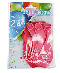Ballonger 2 år 8pk rosa