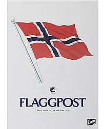 Flaggpost EMO A4 70g 100 blad linjer
