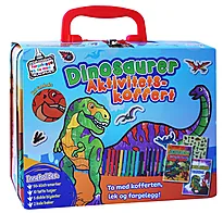 Aktivitetskoffert tinn dinosaurer