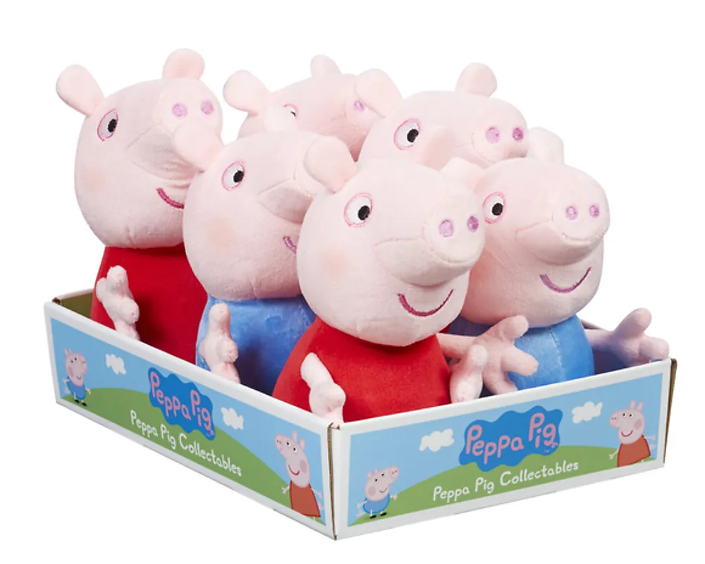 Bamse Peppa Gris 15cm assotert