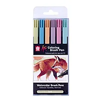Penselpenn KOI Coloring sett 6stk earth