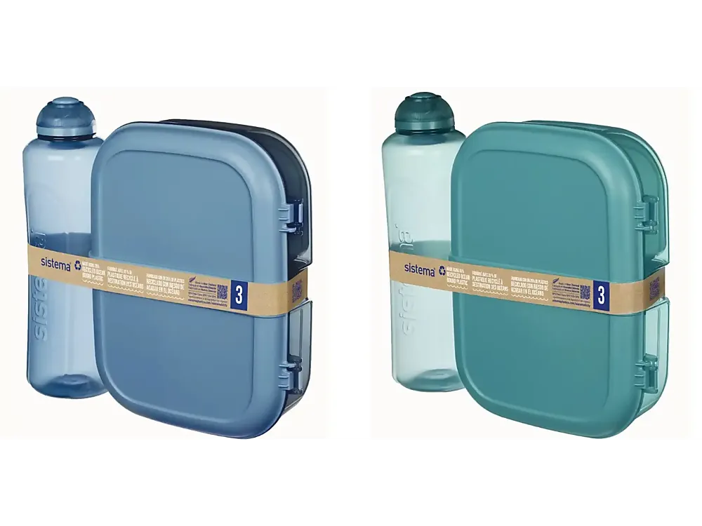 Matboks Ribbon 1,1L m/flaske 480ml, ass.