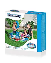 Bassengsett m badering og ball 122x20cm