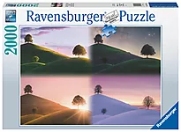 Puslespill 2000 Årstider illustrasjon