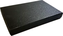 Gaveeske glitter 21x14x3cm sort