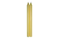 Kronelys 29cm lys gul