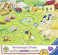 Puslespill 9 Bondegårdsdyr