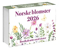 Bordkalender Norske blomster 2026
