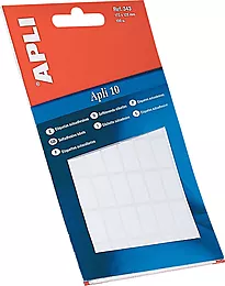 Etikett APLI manuell 20x50mm hvit (150)