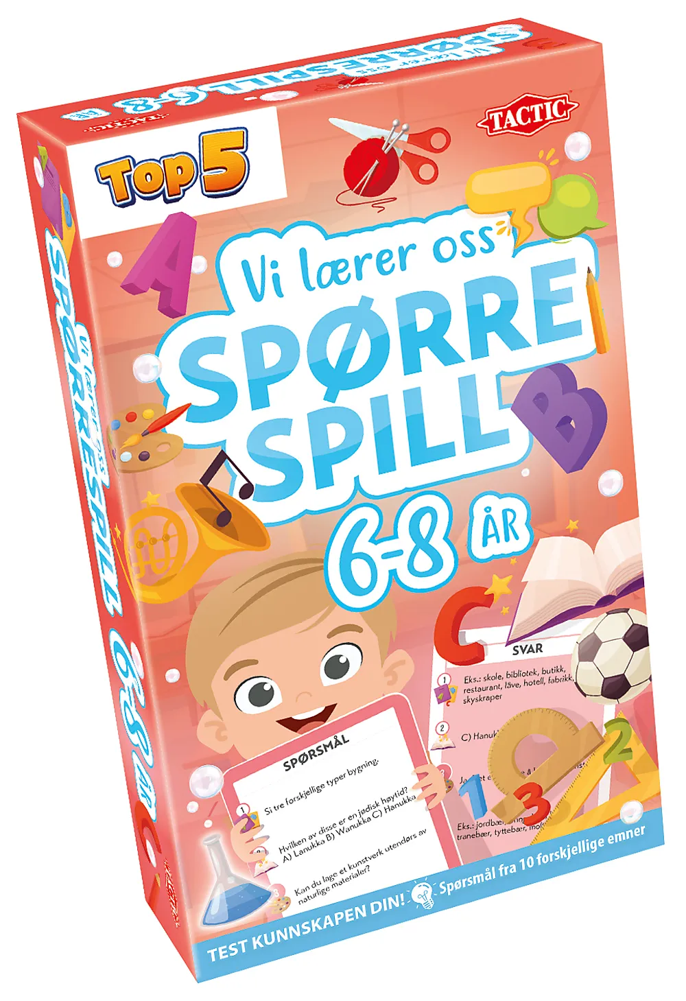 Vi lærer oss spørrespill 6-8 år