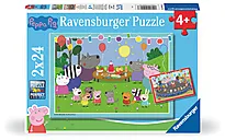 Puslespill 2x24 Fest hos Peppa Gris