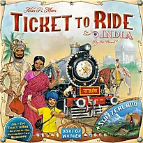 Ticket to Ride Map Coll. 2 India & Switz