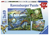 Puslespill 3x49 Dinosaurer