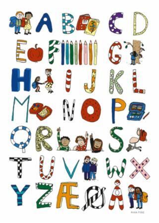 Hvordan begynner man på skolen? ABC-plak