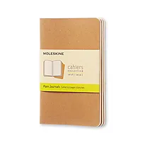 Notatbok Moleskine 3-pk myk ulinjert