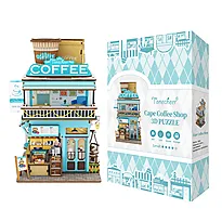 Puslespill 3D 159 Book Nook Cape Coffee