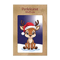 Perlekunst reinsdyr 10x15cm standard