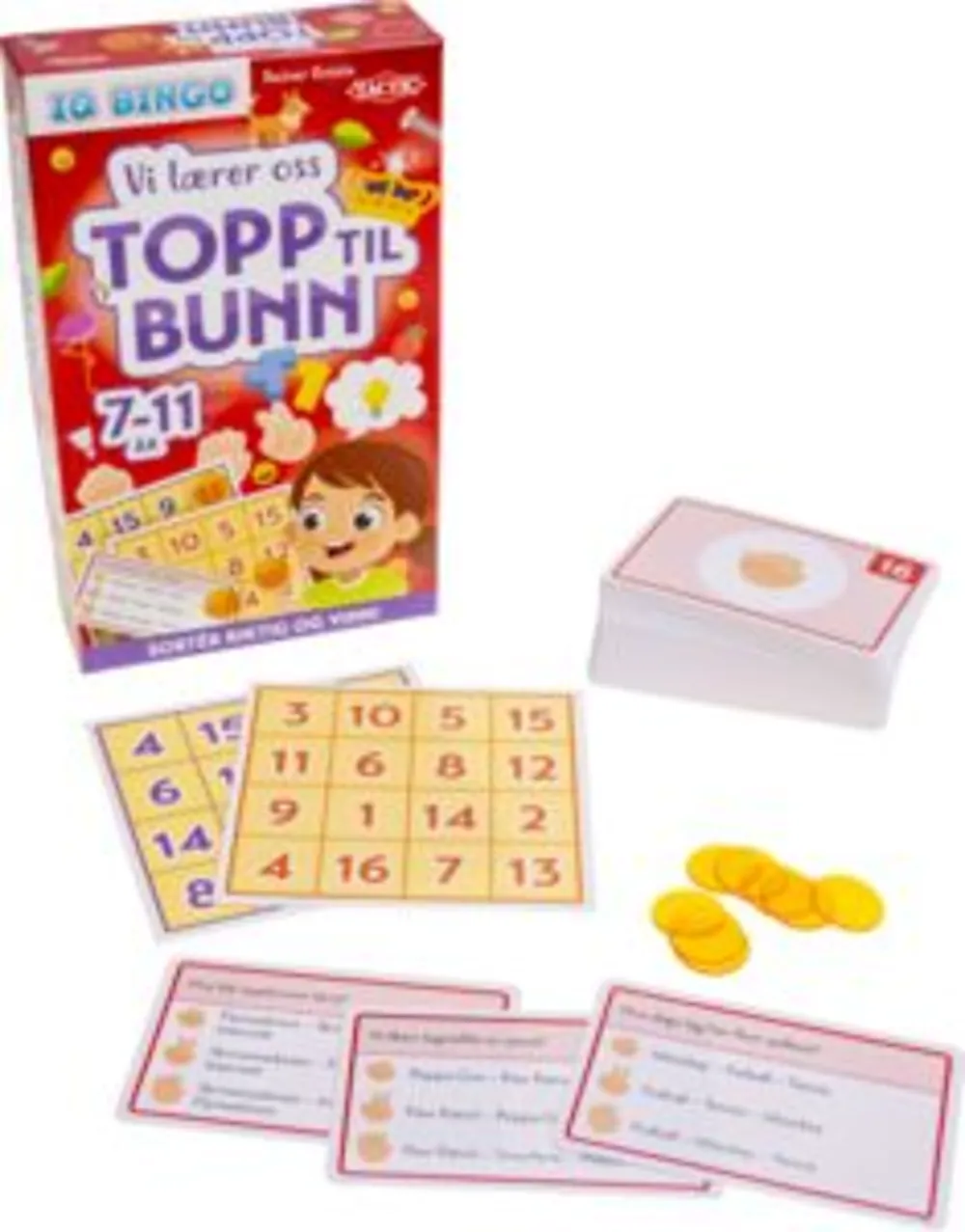 Vi lærer oss topp til bunn IQ Bingo