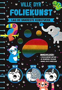 Aktivitetsbok dyrene foliekunst