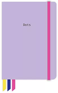 Notatbok A5 dotted lilla 100 g
