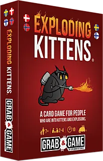 Exploding kittens grab & game