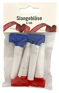 Slangeblåse røde 4pk