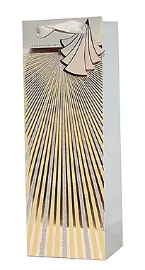 Flaskepose art deco sølv