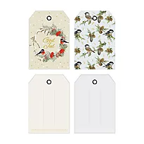 Merkelapper 6pk 2 design fugler