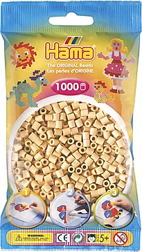Perler Hama Midi 1000 stk beige