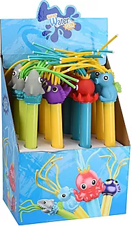 Vannpumpe med blekksprut 54cm 4 ass.