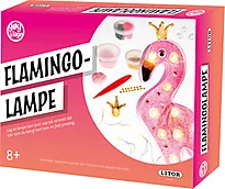 Hobbyeske stor Flamingolampe