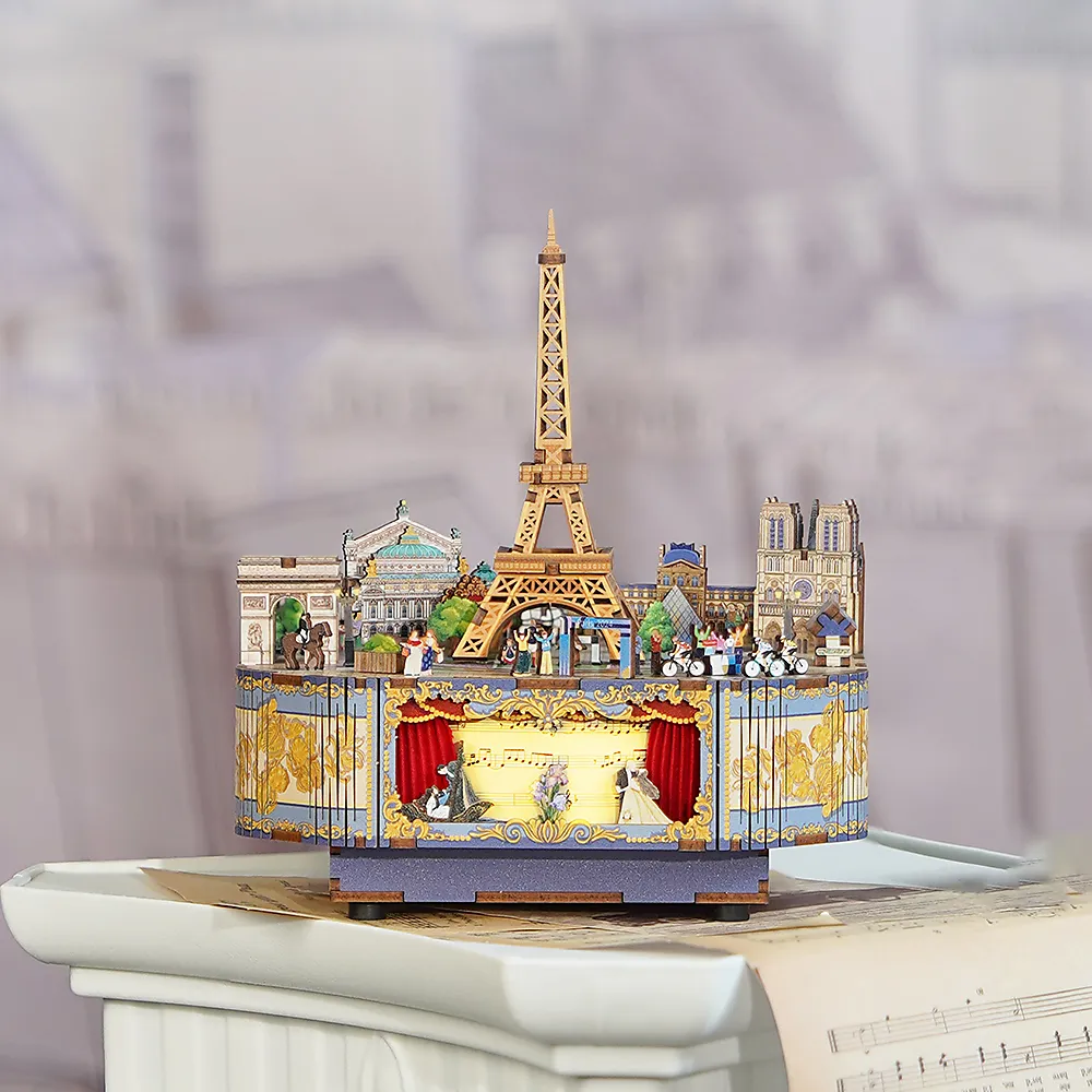 Puslespill 3D 159 Book Nook RomanceParis