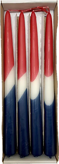 Stakelys 17. mai 26cm 4pk stearin