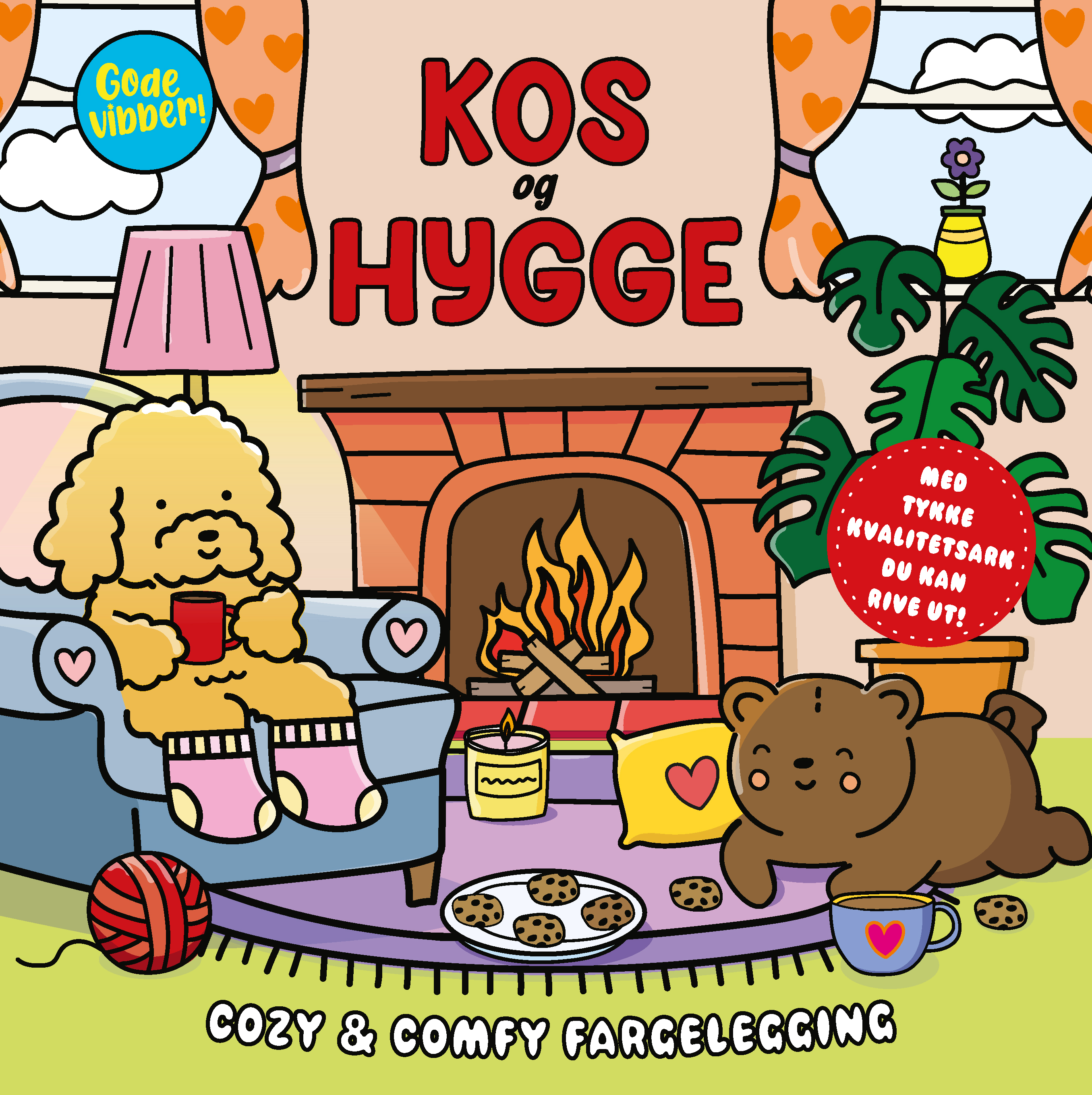Fargelegging Kos og hygge (Sam Jayne)
