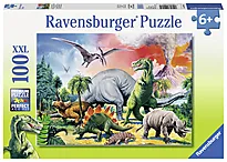 Puslespill 100 Dinosaurer