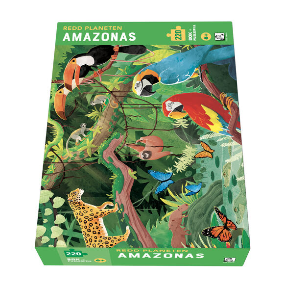 Bok og puslespill Amazonas