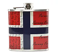 Lerke flagg med skrift 6oz.