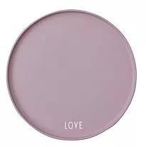 Tallerken Design Letters Favourite Love