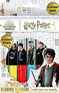 Tusjer blåse-sett Harry Potter 6 farger