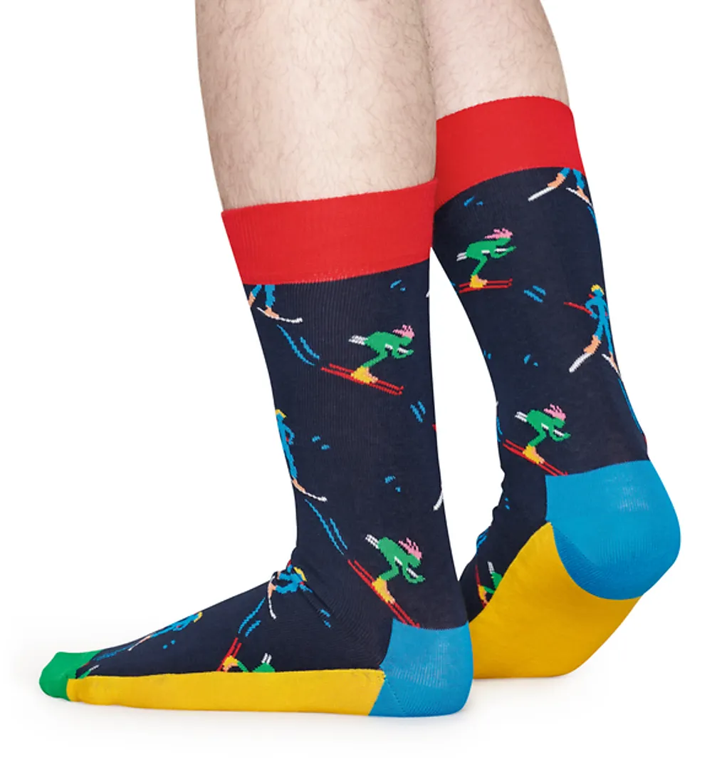 Sokker Happy Socks skiers