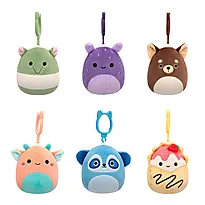 Bamse Squishmallows clip 9cm S20 ass.