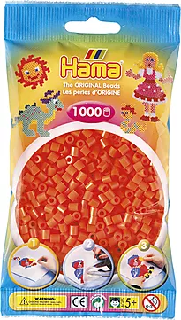 Perler Hama Midi 1000 stk orange