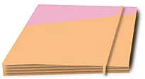 Hjemmearkiv rosa/oransje