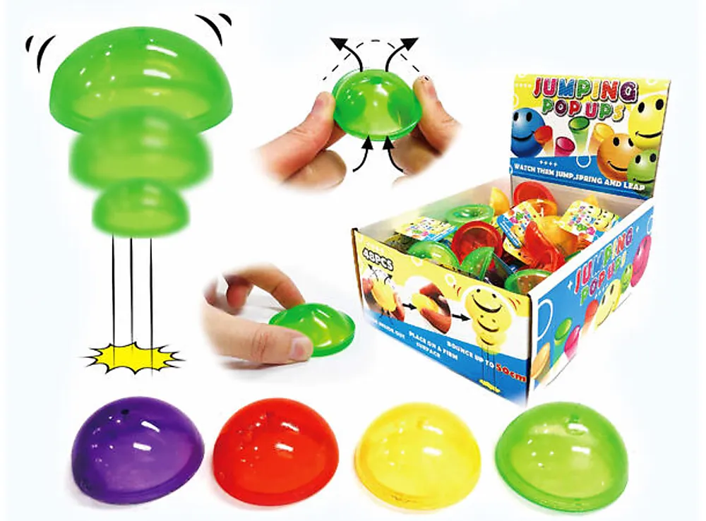Loppe 4 forskjellige farger 4cm