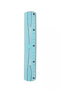 Linjal Flex 20cm blå