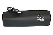 Posepennal sort skinn 21 cm