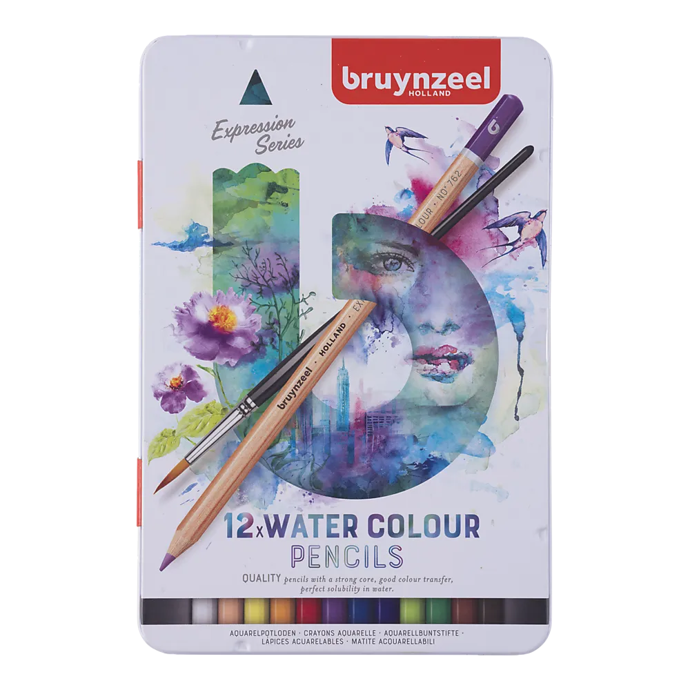 Fargeblyanter akvarell Expression 12stk