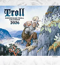 Postkortkalender Troll Lidberg 2026