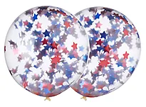 Ballonger konfetti Ø 30cm 2 pk