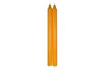 Kronelys 29cm solgul